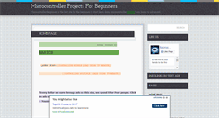 Desktop Screenshot of microcontroller4beginners.com