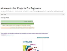 Tablet Screenshot of microcontroller4beginners.com